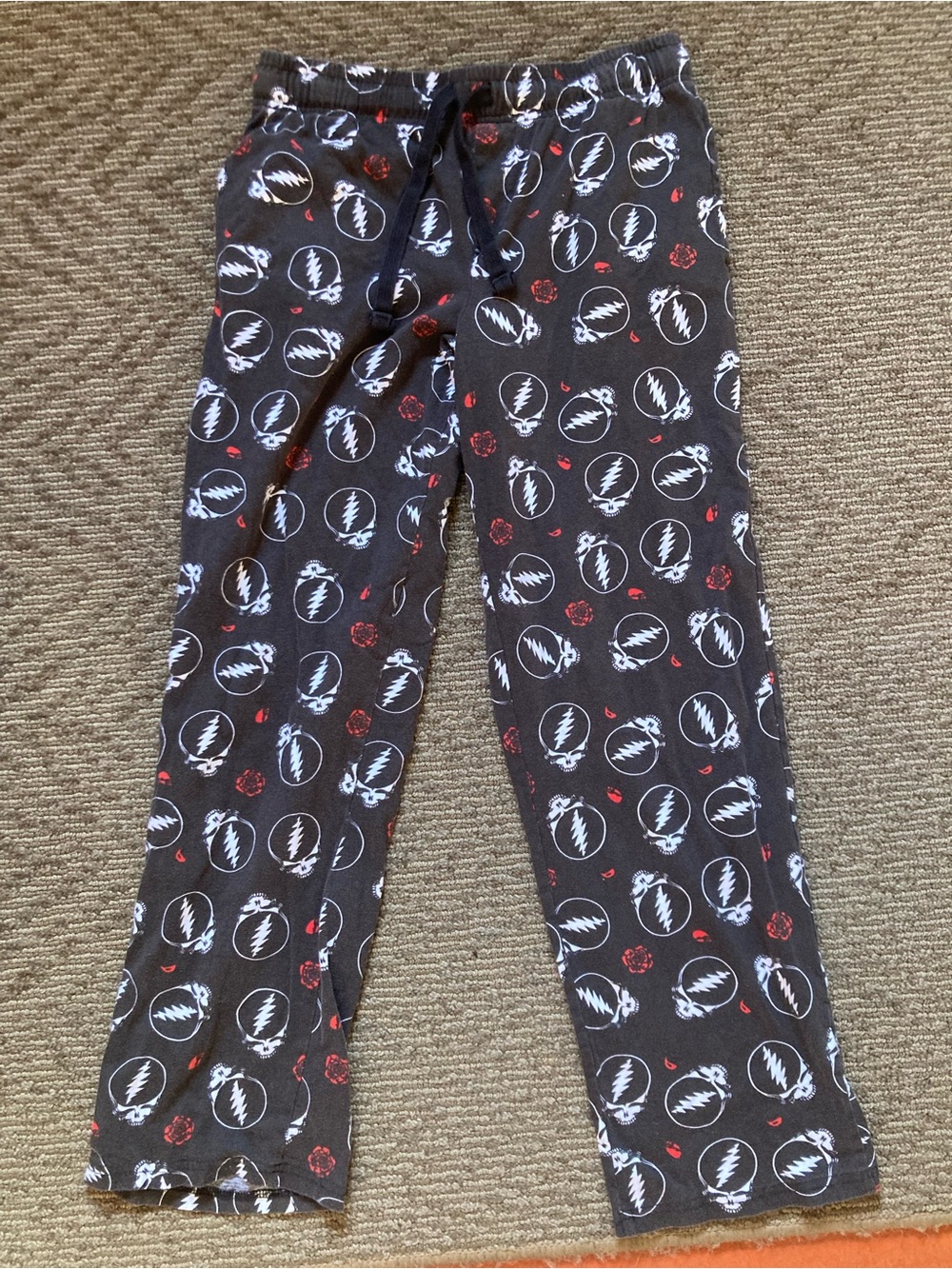 Grateful Dead Pajama Pants Lounge Pants size large Ripple Junction